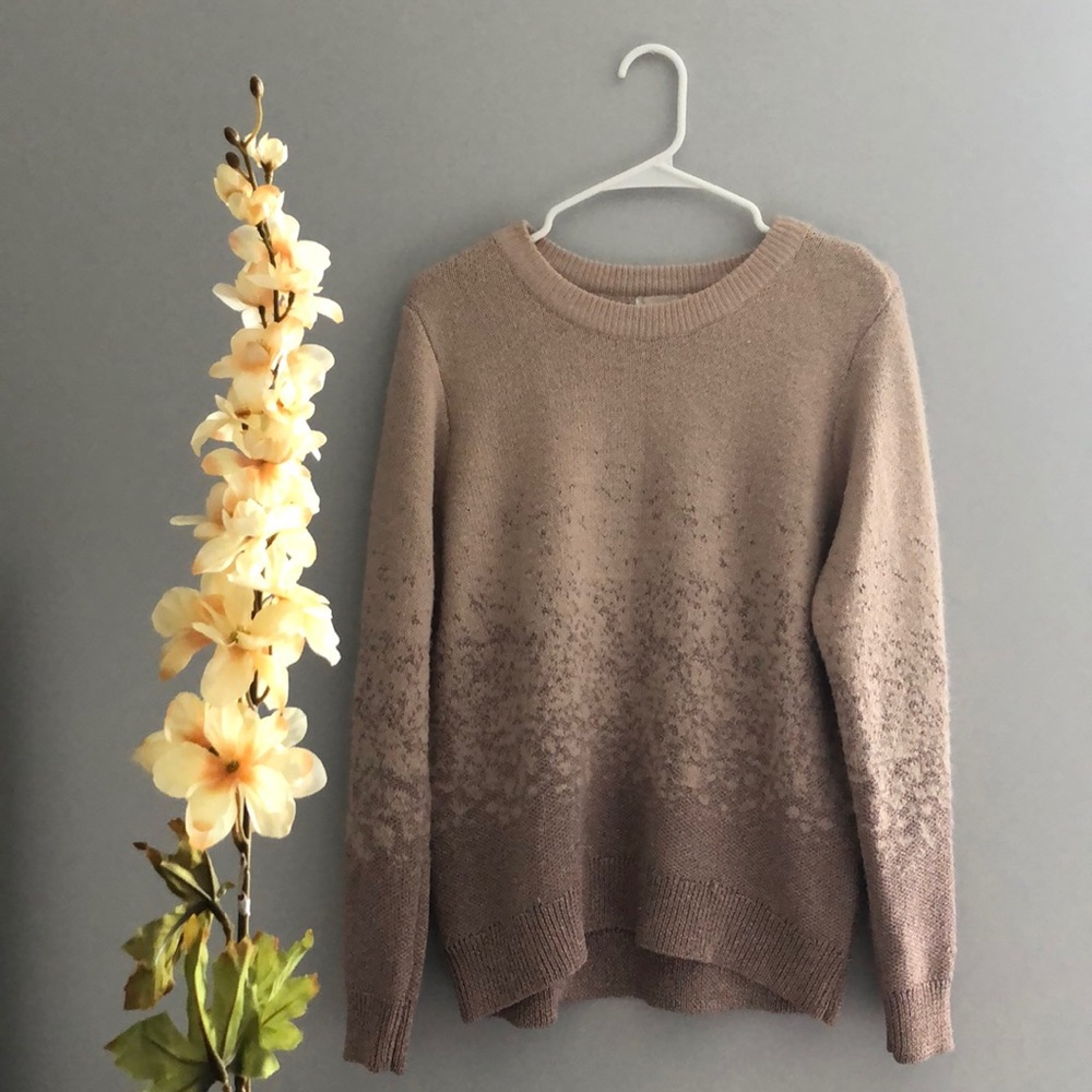 Pink Woven Sweater